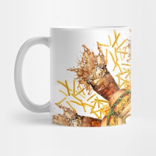 fast food mandala Mug